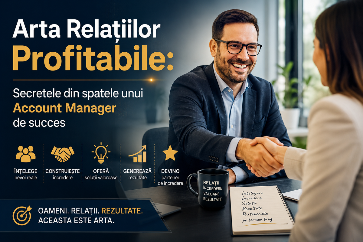 Arta Relațiilor Profitabile:Secretele din spatele unui Account Manager de succes